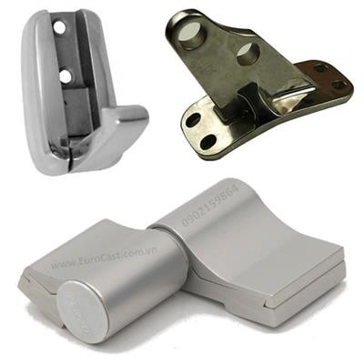 Investment casting of stainless steel hinges and hooks